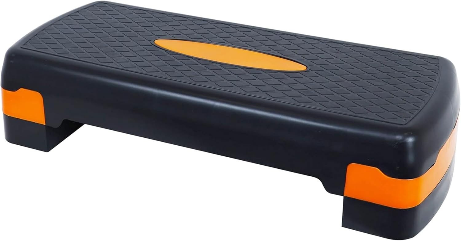 Adjustable Exercise Step Platform, Non-Slip Surface