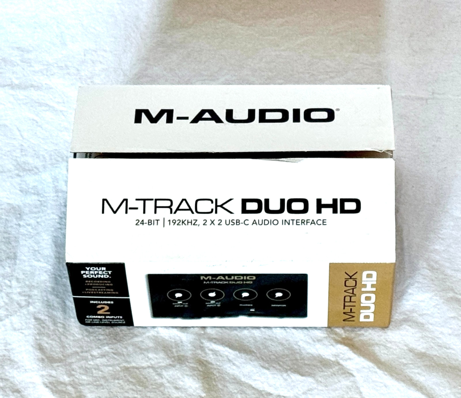 M-Audio M-Track Duo HD USB-C Audio Interface 24-Bit 192kHz 2-Input New Open Box