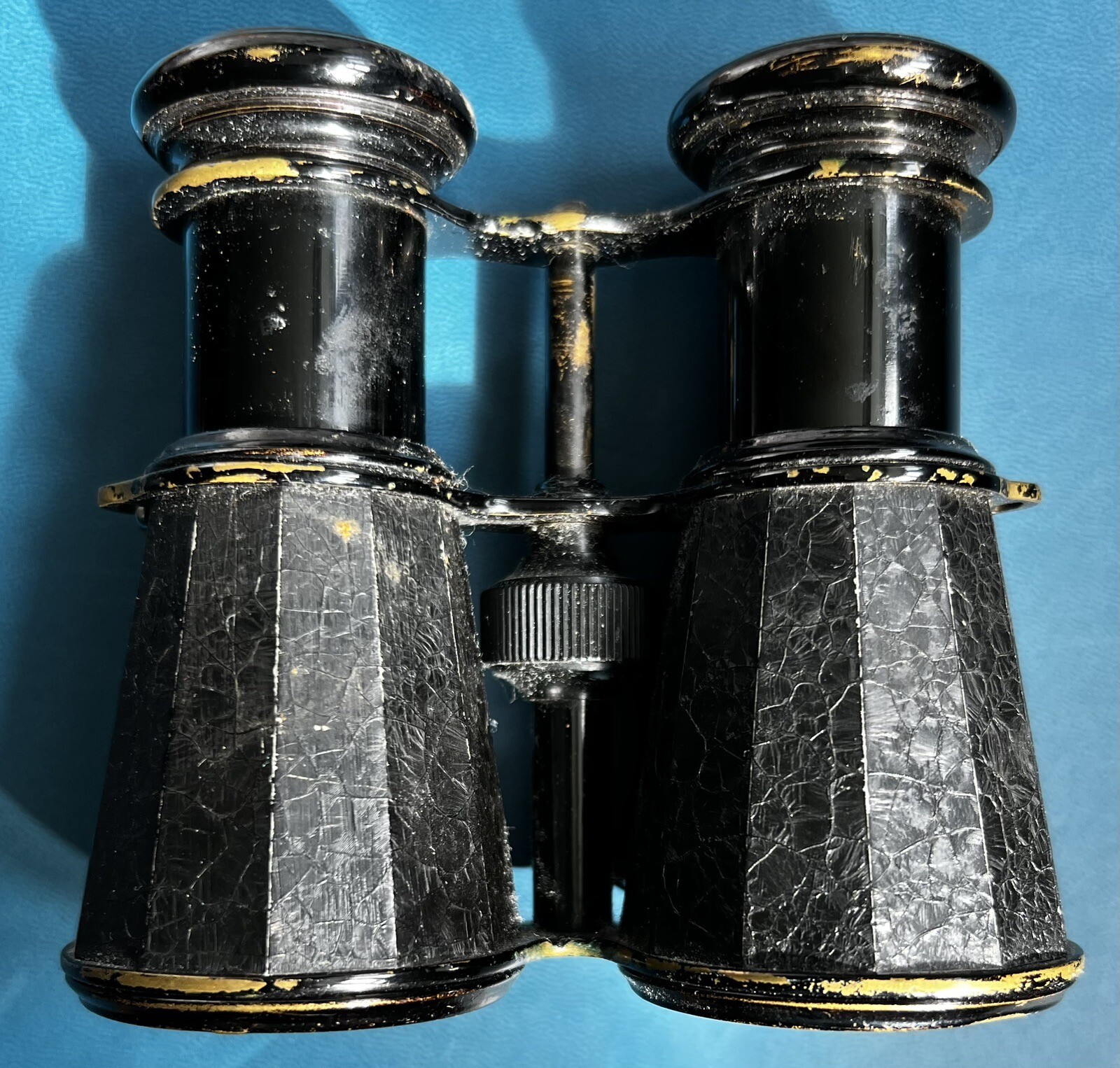 Adens Field Glass Leather Wrapped Binoculars