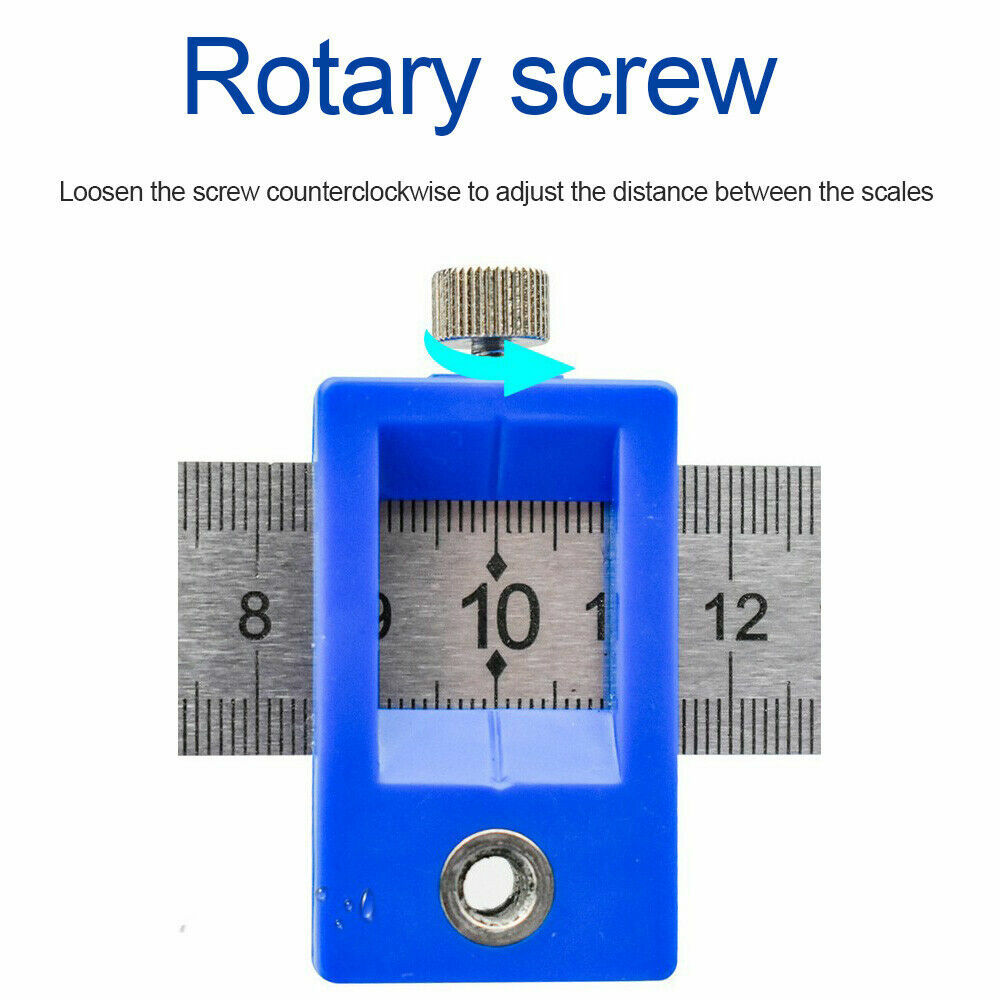 Drill Guide Punch Locator Woodworking Hole Cabinet Hardware Jig Drawer Pull Tool