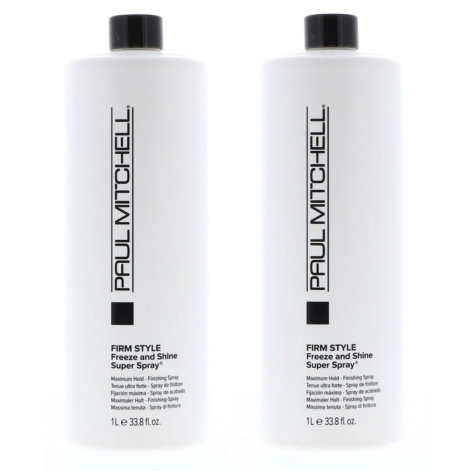Paul Mitchell Freeze & Shine Super Spray - 33.8 oz (2 pack)