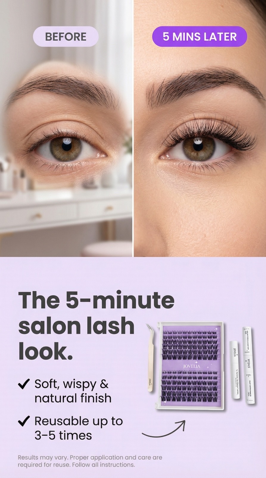 DIY lash extension kit