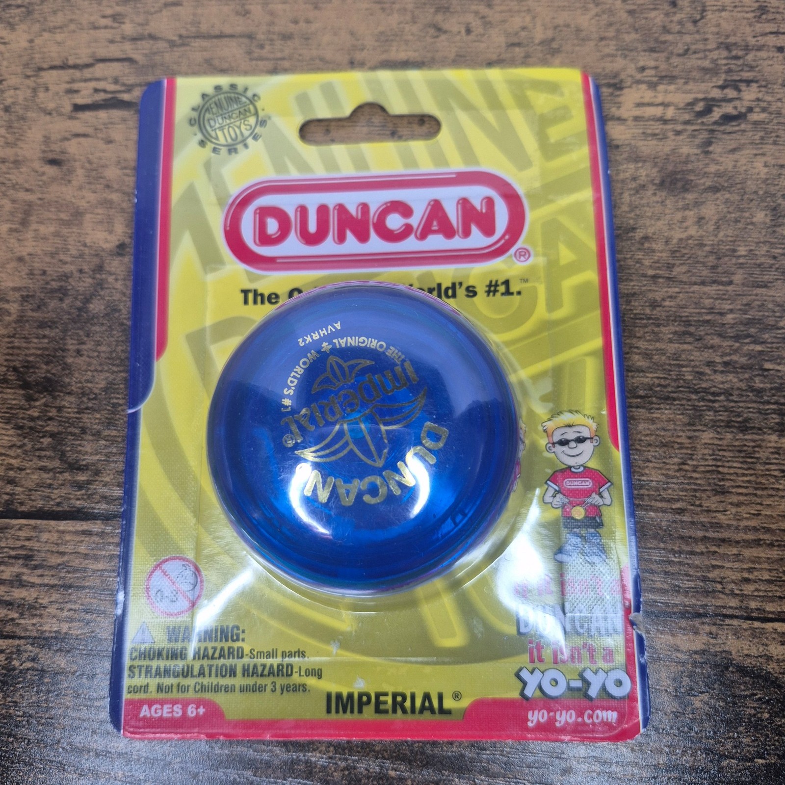 NEW Duncan Imperial 3124IM Yo-Yo Blue Classic Center-Weighted Toy game