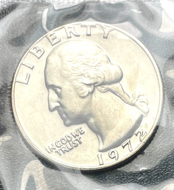 1972-P  Washington Quarter (BU) Cello Sealed