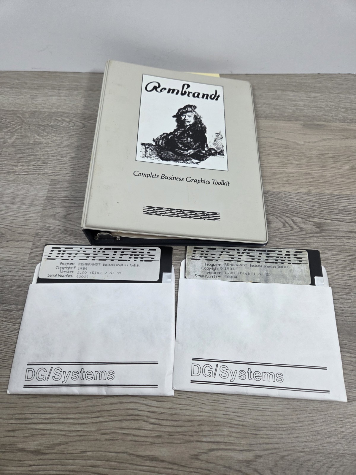 Rare KAYPRO Rembrandt Complete Business Graphics Toolkit 5.25 Software & Manual