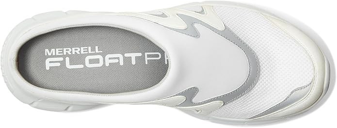 Merrell Women's Clover Sport Mule Clog Sneaker Breathable Mesh White Size 11