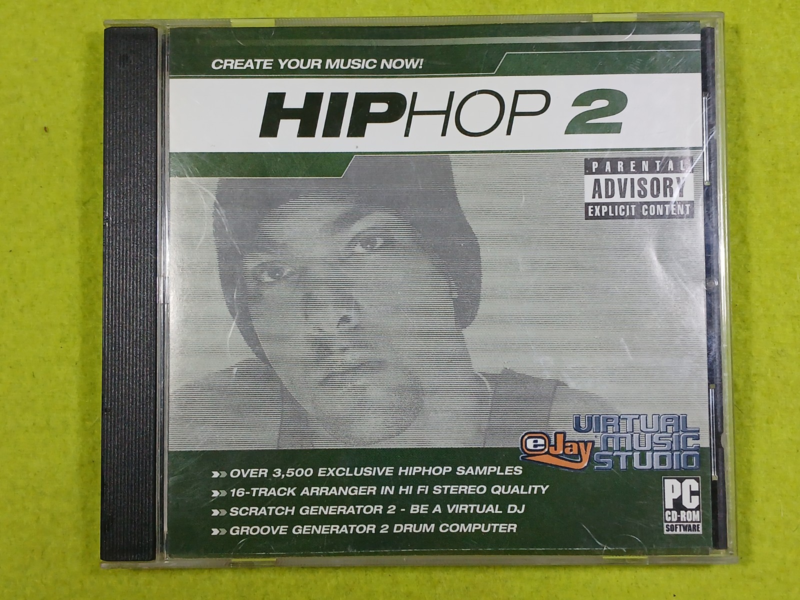 eJay Virtual Music Studio HipHop2 PC CD-ROM Windows 95b 98 XP OG Beat Maker eJay