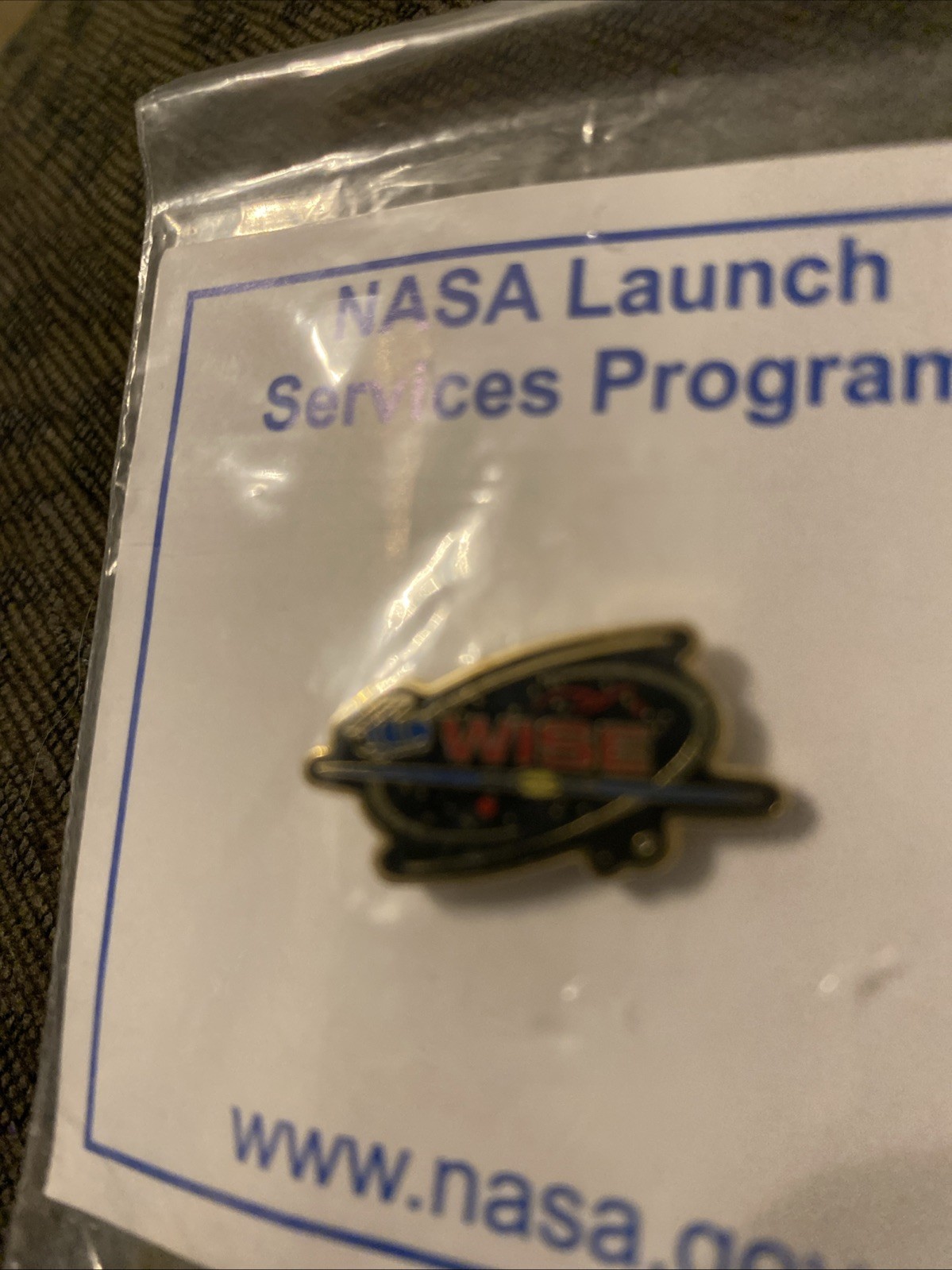 Rare NASA Launch Services Program Pin WISE NIP