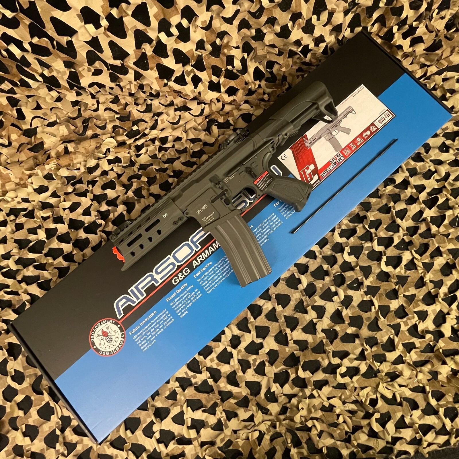 NEW G&G Armament ARP 556 AEG Airsoft Gun - Battleship Grey (EGC-ARP-556-ANB-NCM)