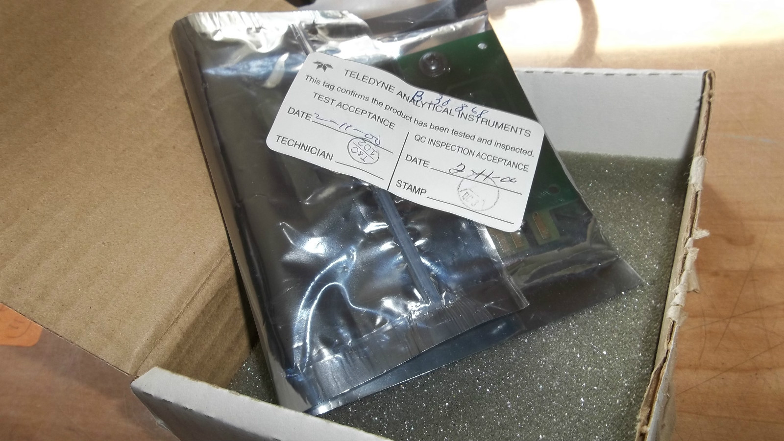 TELEDYNE B30868 CARD PLC TEMP  NEW NIB B30868 35 100 004  (BIN51)