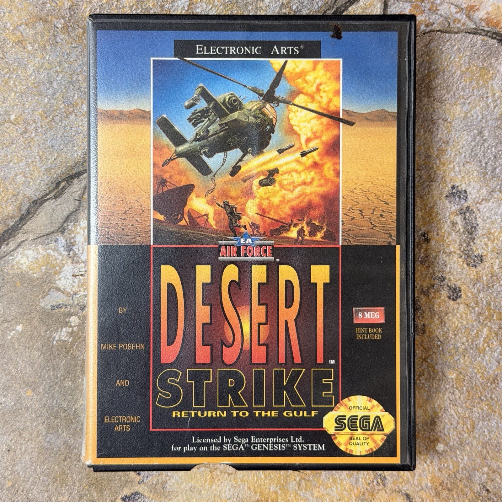 Desert Strike Case - Sega Genesis **SEE DESC**