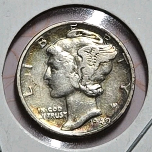 1940-Mercury Silver Dime  Tonner