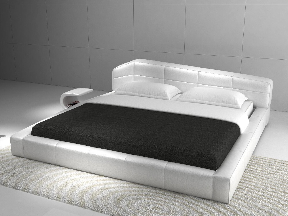 J&M Dream King Bed Set 3pc, White Color