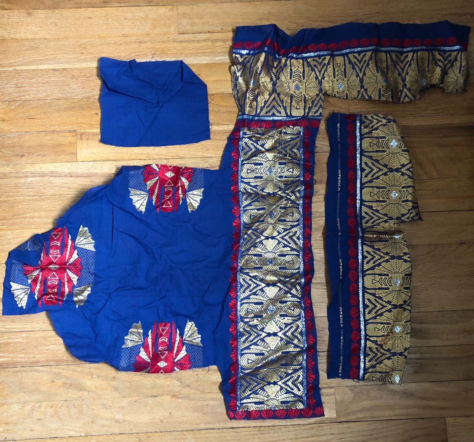 AFRICAN INTORICA GEORGE FABRIC, Vintage, Long Dress, TALL & THIN See description