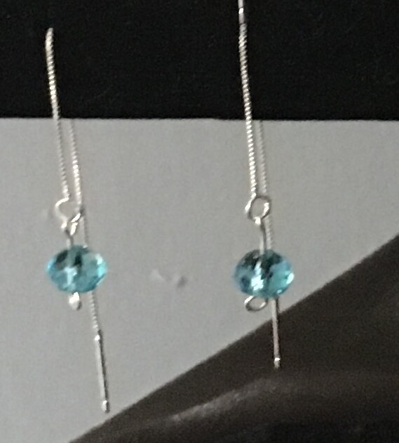 Gorgeous Sterling Silver Ear Threads Box Chain with Open Ring
