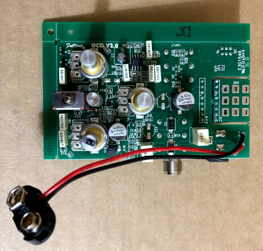 Fulltone OCD Obsessive Compulsive Drive Pedal v2.0 Single Circuit Board only **