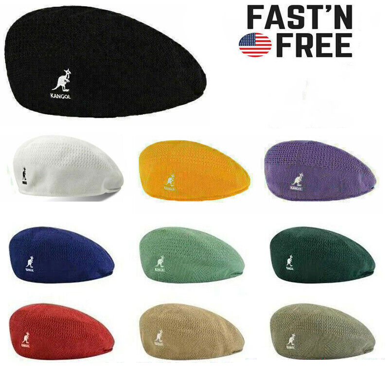 Kangol Wool 504 Flat Cap Men Women Casual Woolen Beret Hat Winter Newsboy Caps
