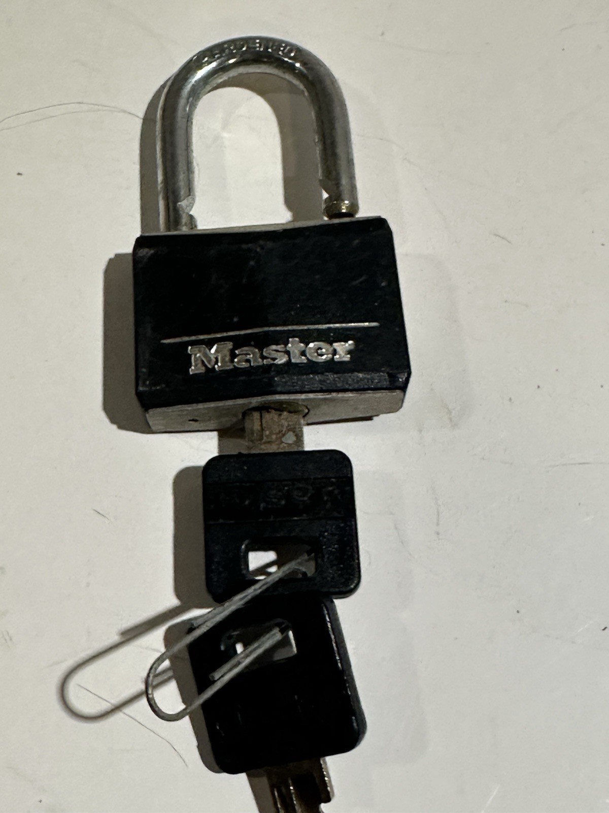 Master Lock - 40mm Keyed Padlock - Black - 2 Keys