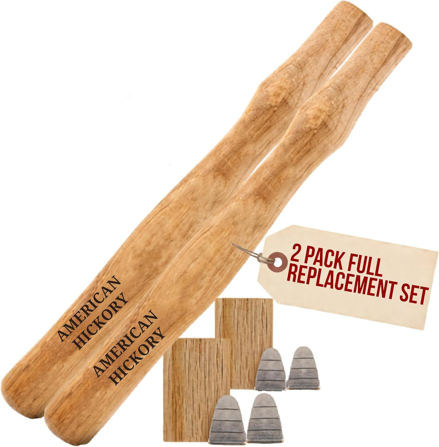 Sledge Hammer Handle  for 2–4 Lb Made of American Hickory Wood | Heavy and Sturd
