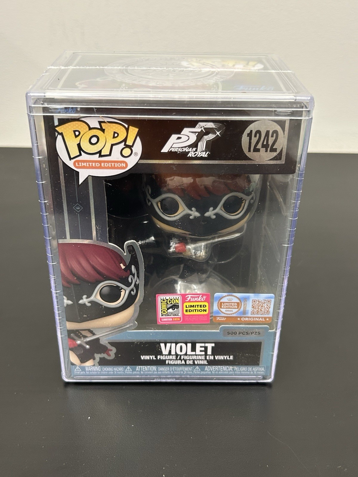 Funko Pop! Persona 5 Royal Violet GRAIL LE SDCC 2026 CON STICKER SEALED!