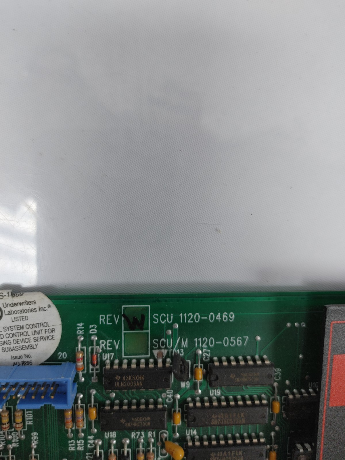 Fire Control Instruments 1120-0469 REV W 7200 Series System Control Unit