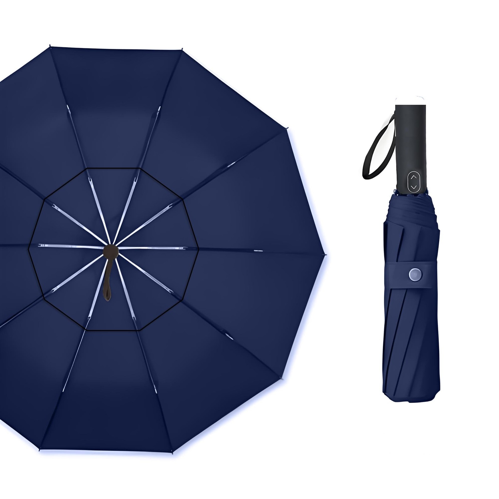 Golf Umbrella 49/54/62 Inch Large Double Canopy Windproof Compact Travel