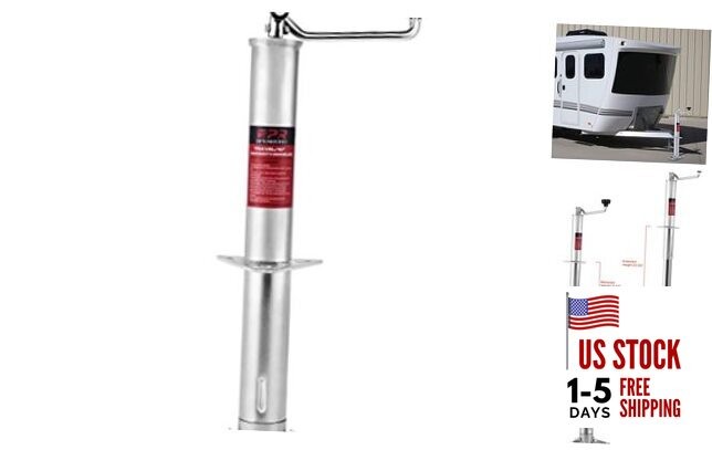 5000 lbs A-Frame Trailer Jack,15" Top-Wind Vertical Travel with Foot Plate,