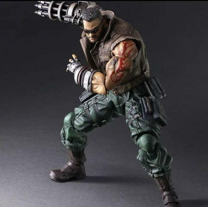 Figure PLAY ARTS Kai Barret Wallace Version 2 FINAL FANTASY VII Remake Japan