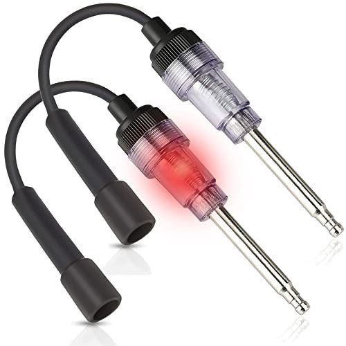 PCS Inline Spark Plug Tester, Light Lawnmower Engine Checker, 6-1Volt Pick Up 2
