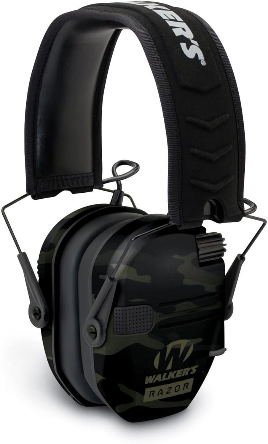 Slim Electronic Earmuffs Low Profile Adjustable Noise Reduction Hearing Safety