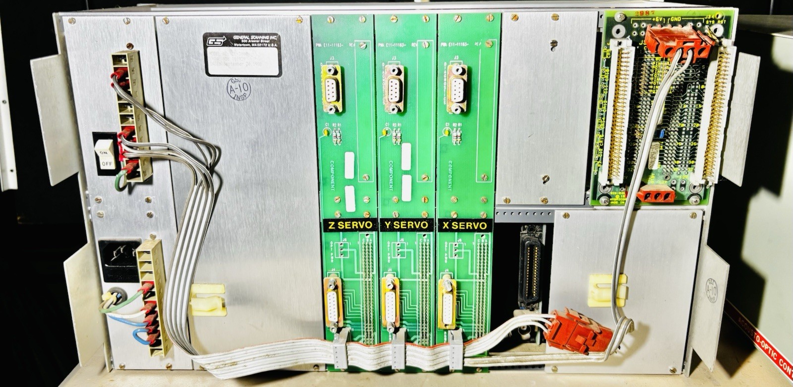 General Scanning DE-3000 Galvo Controller + Quantronix Q-Switch- 1988 Laser Sys