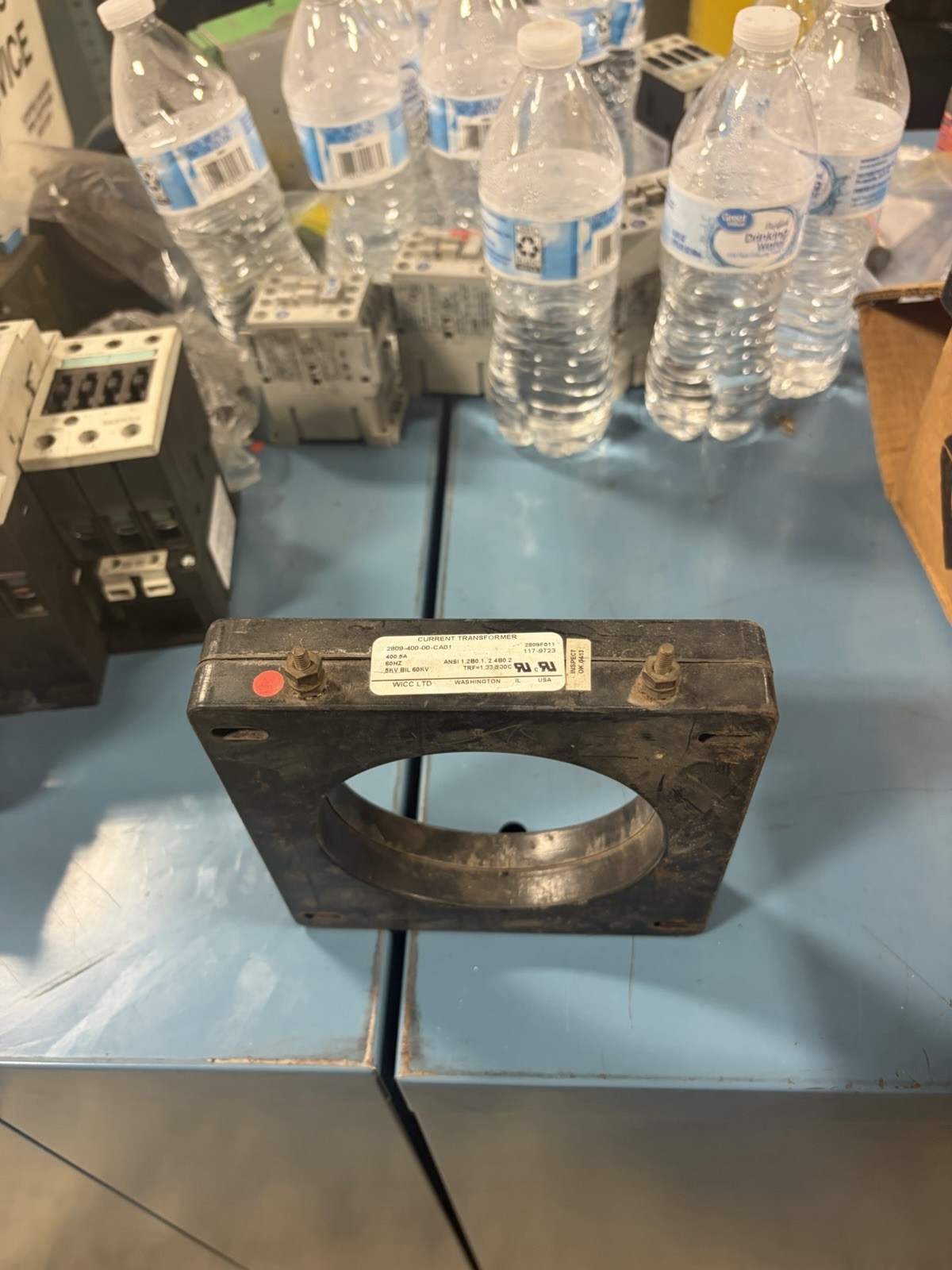 WICC Current Transformer 2809-400-00-CA01 119-0978   800:5A USED
