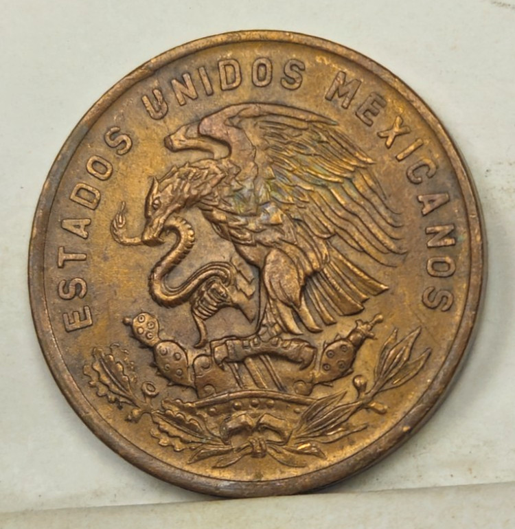 1970 Mexico 20 Centavos BN