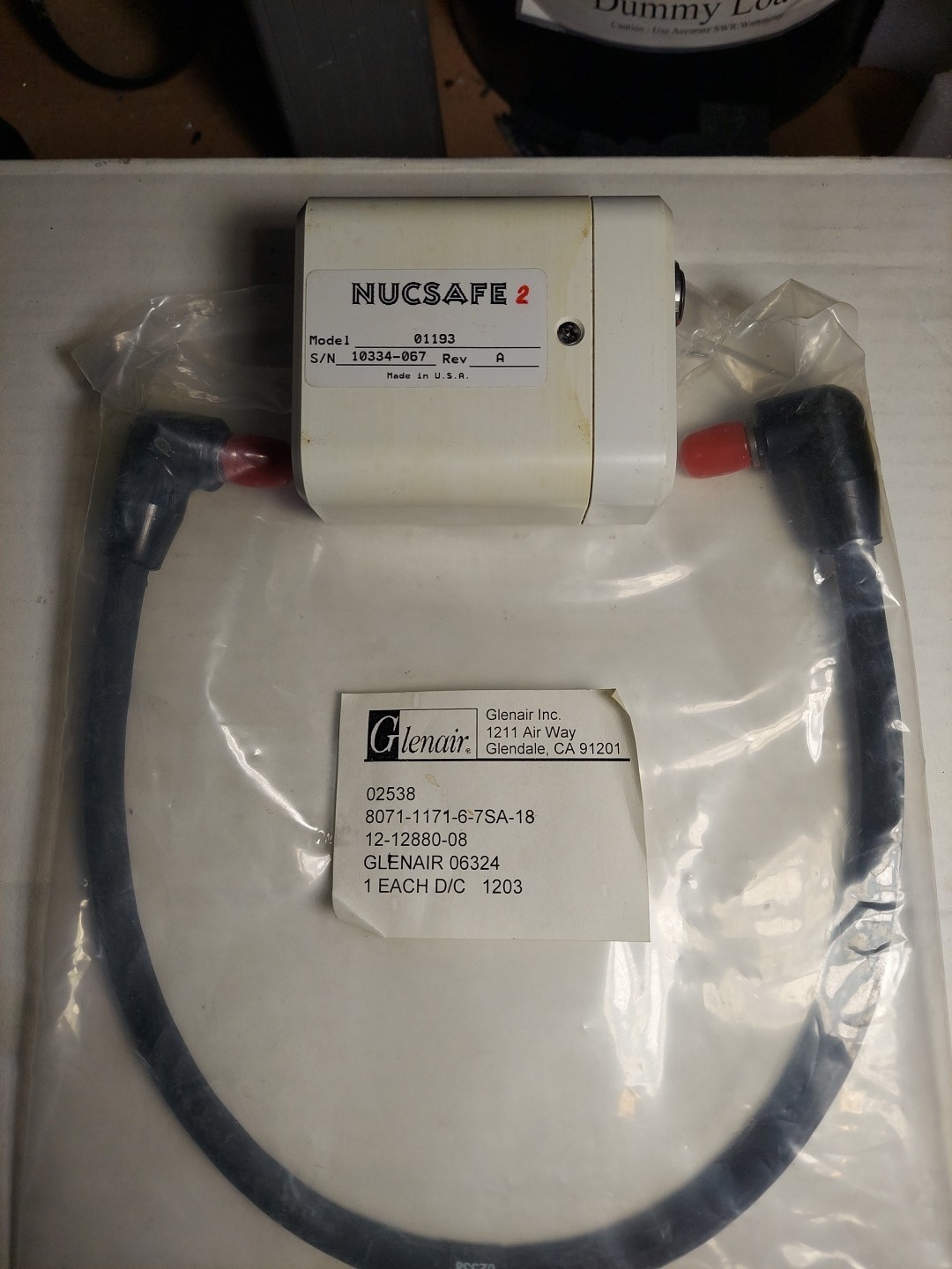 Nucsafe Backpack Radiation Detector GPS Unit With Glenaur Cable