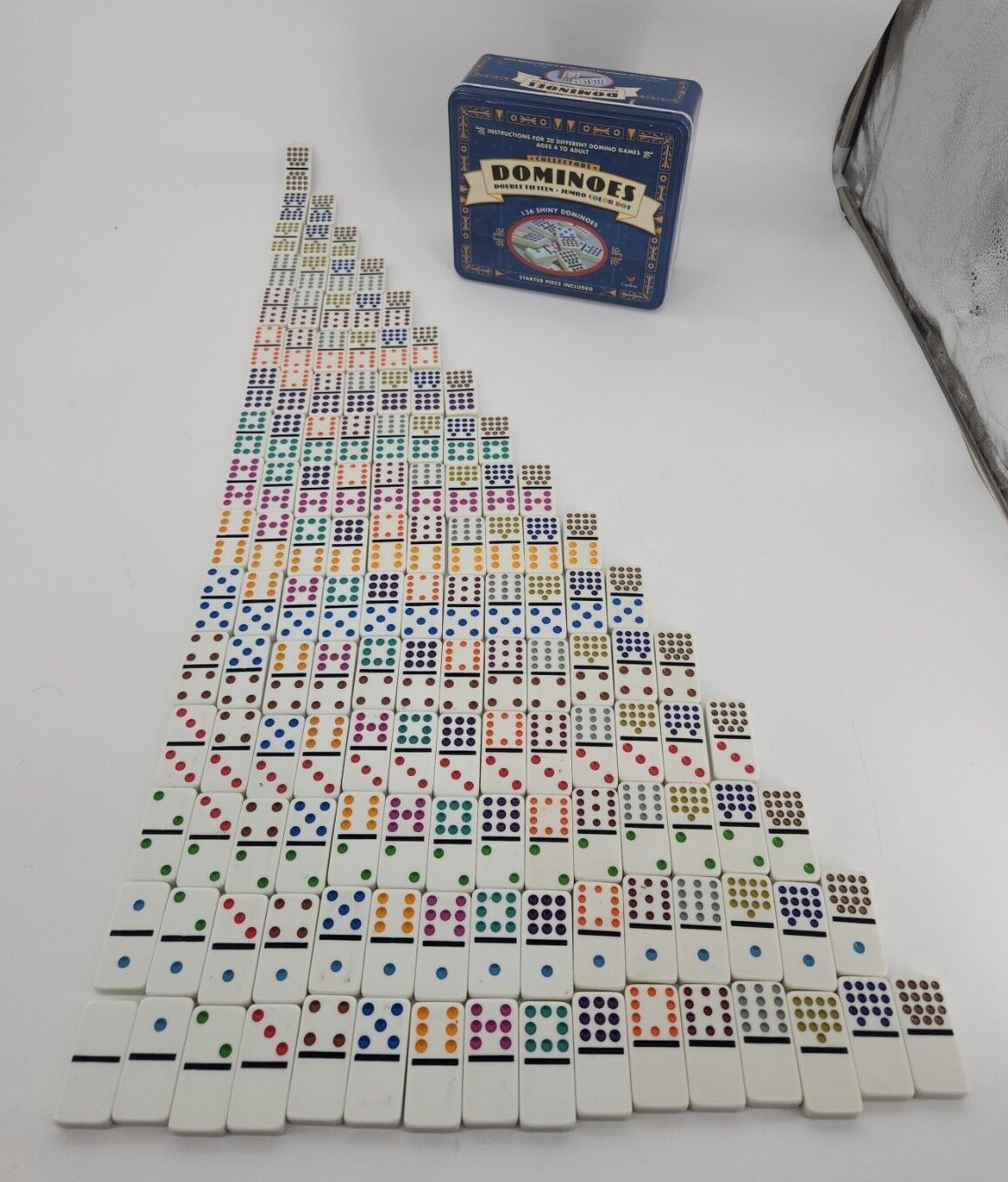 Cardinal 1998 Double 15 Collectors Individual Replacement dominoes 1x2x3/8"
