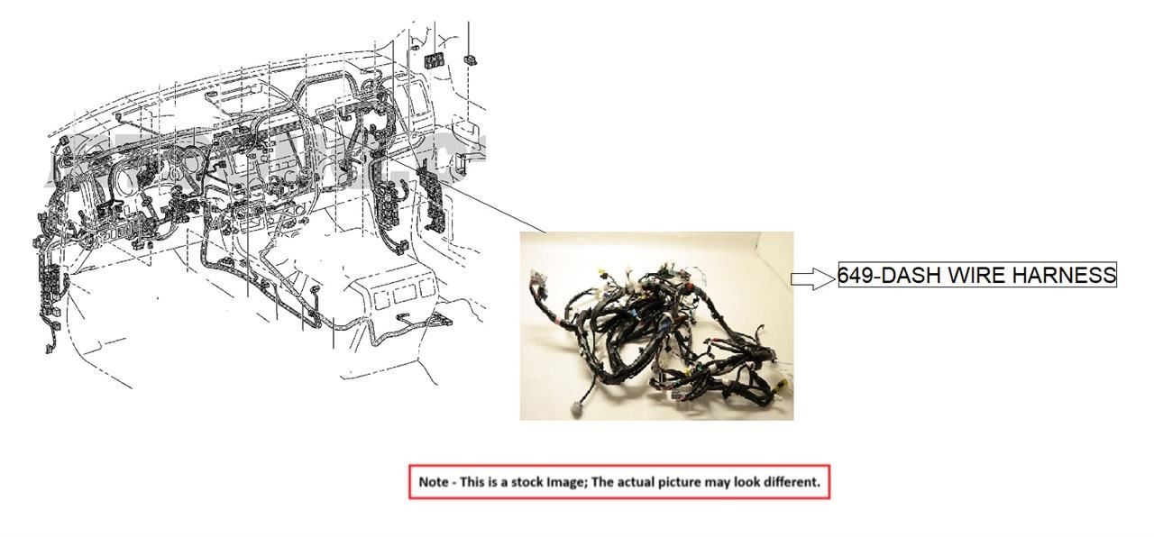 DASH WIRE HARNESS OEM 2023 NISSAN ROGUE
