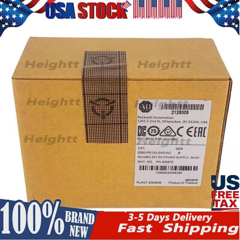 US Free Tax Allen Bradley 2080-PS120-240VAC Power Supply In Box 2080PS120240VAC