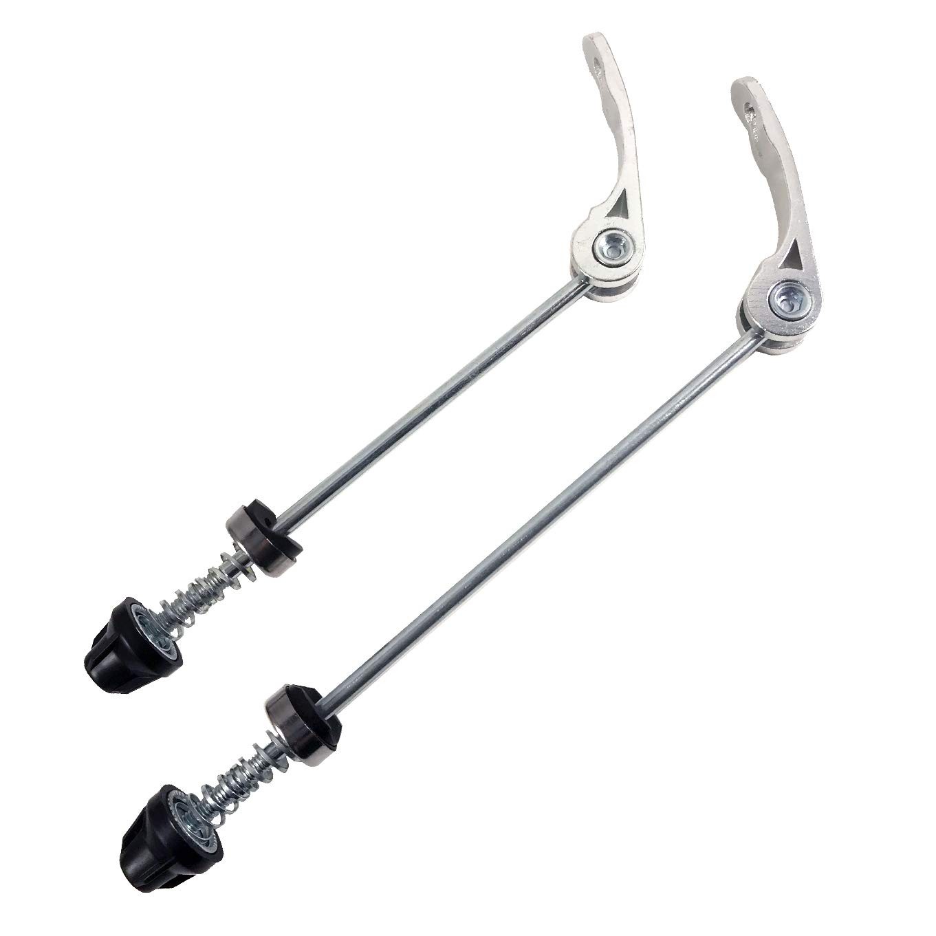 Bike Wheel Hub Skewers Quick Release Clip Lever Axle 145mm 180mm Pair