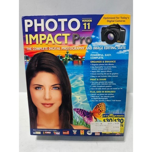 PhotoImpact Pro Version 11 Digital Photography Image Editing Software