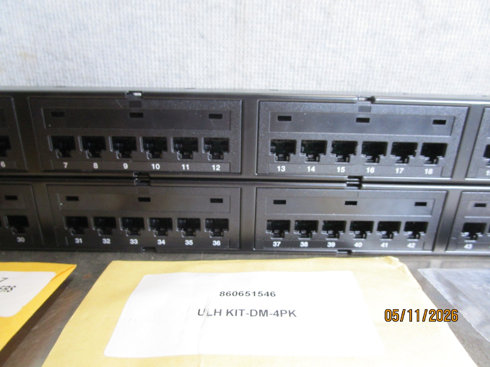 CAT5E 48 Port Patch Panel Model 760180018 New