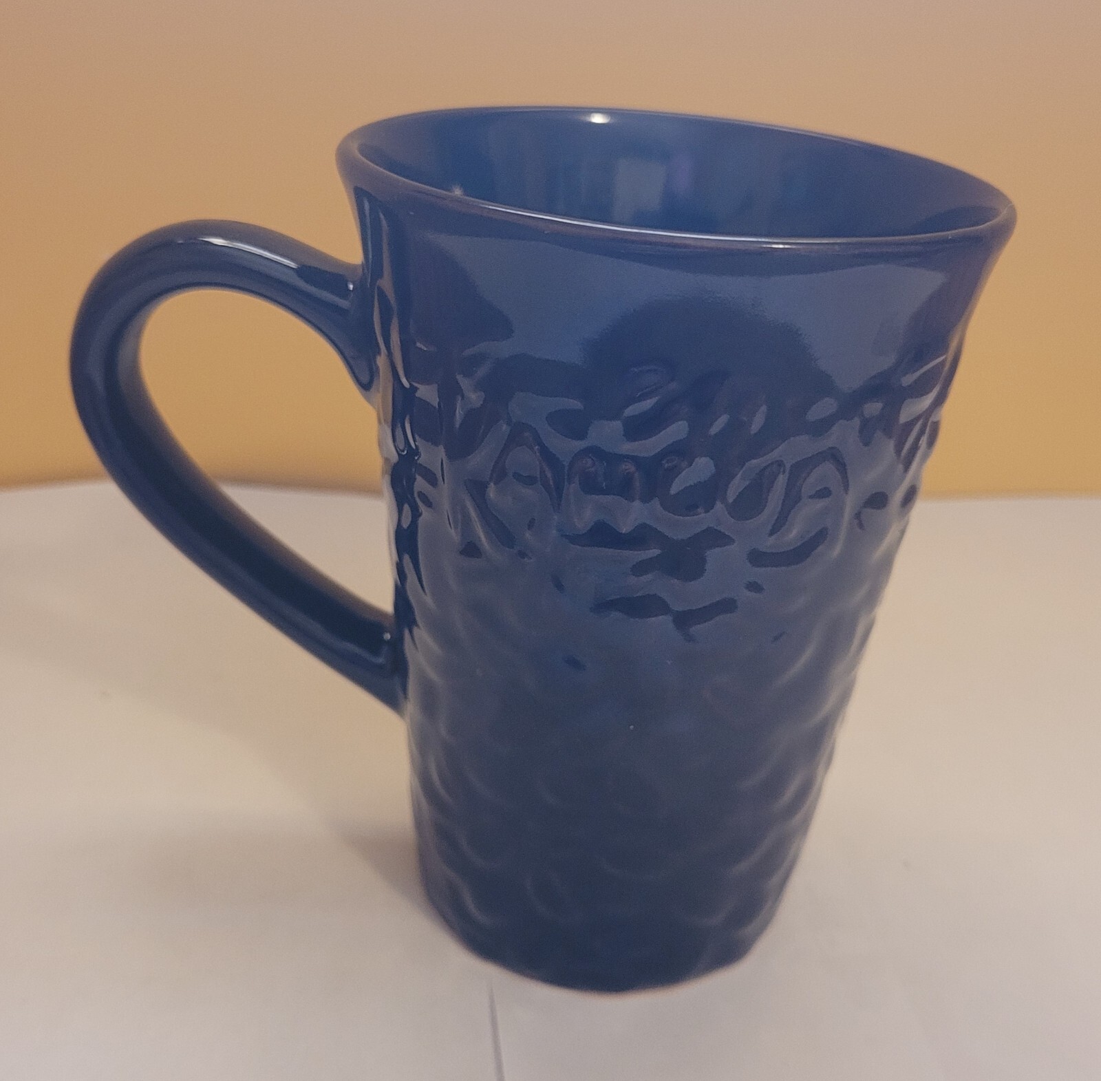 Kahula Coffee Cup Mug Dark Brown Textured Pernod Richard USA Free Shipping