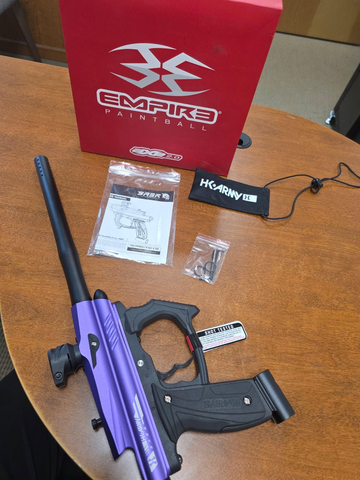 NEW HK Army SABR Paintball Gun - Dust Purple/Black