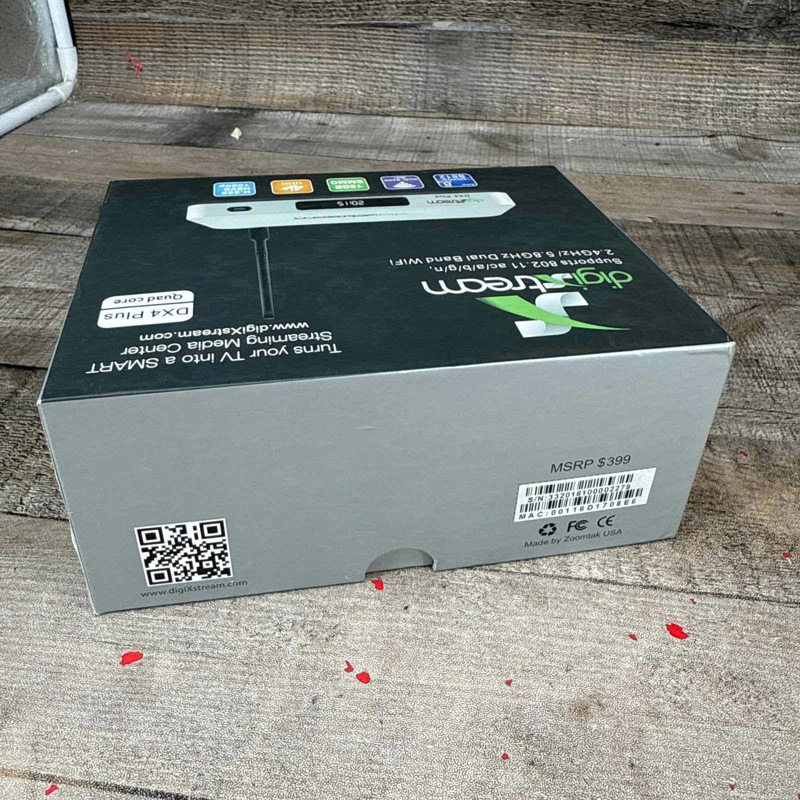 DigiXStream DX4 Plus Streaming Media Box