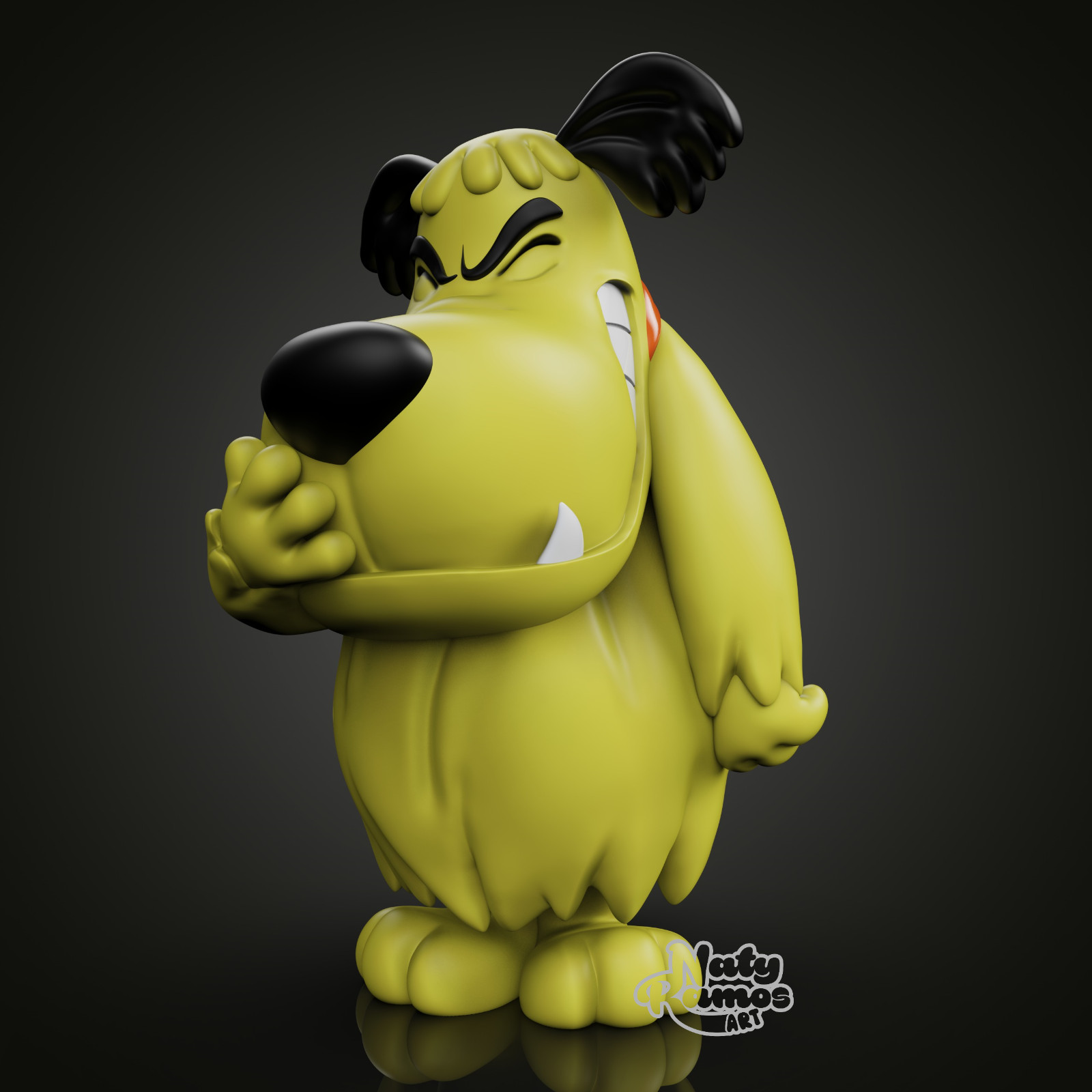 UNPAINTED Muttley Dirk Wacky Races Racers 3D Printed Model Kit NR