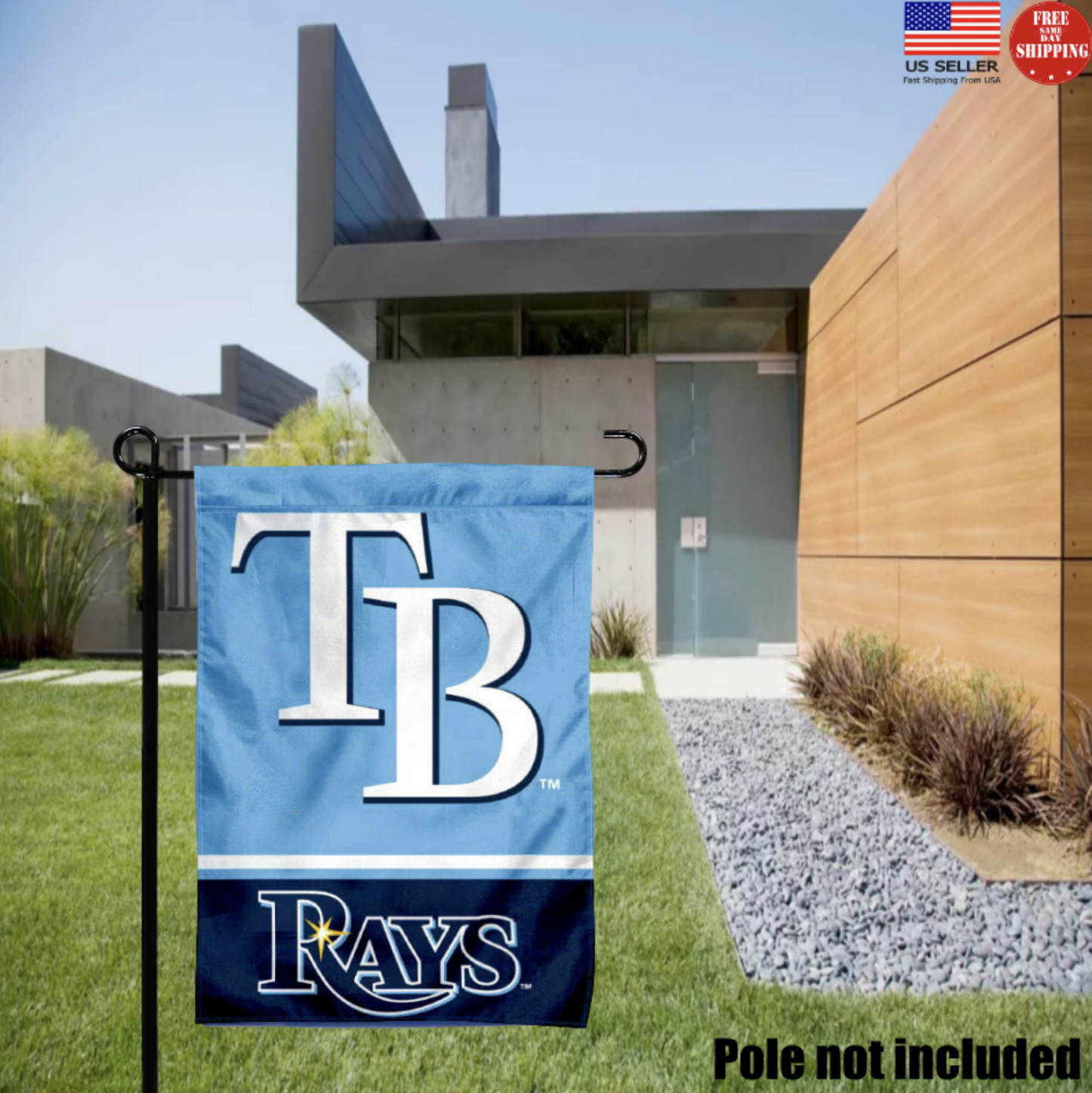 Tampa Bay Rays Garden Yard Flag Small Banner Sign New Tampabay