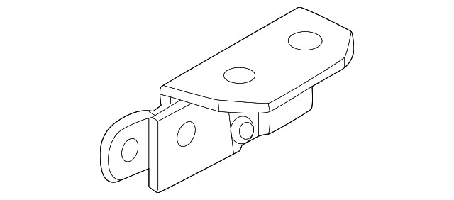 Genuine BMW Support Brace Bracket 51-64-9-883-577