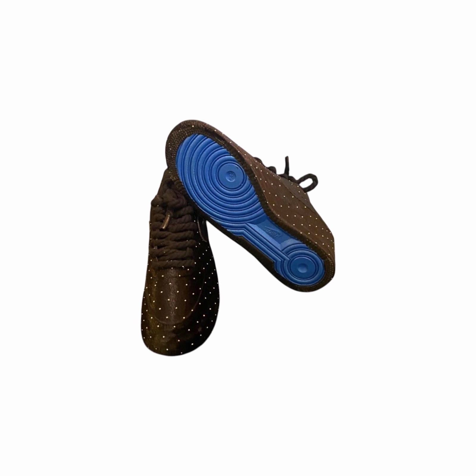 Custom Air Force 1 Custom team Velvet Rhinestone Rope Laces