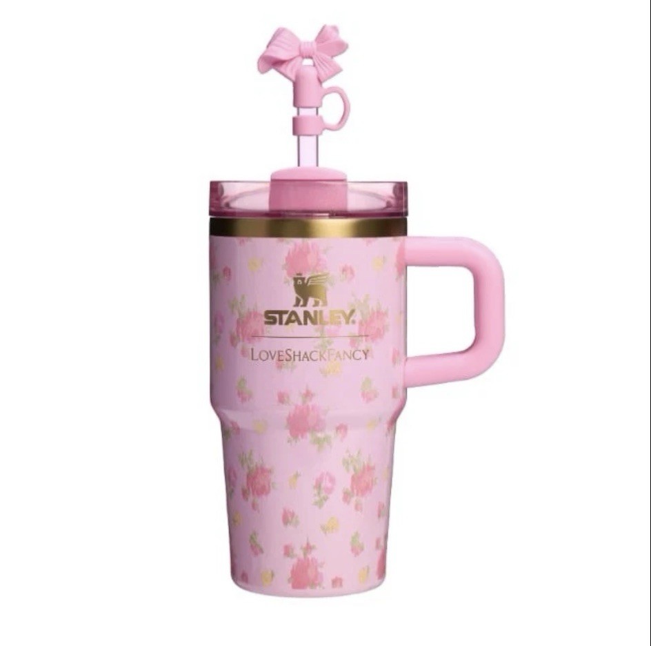 STANLEY x Love Shack Fancy Tumbler 20oz Ibiza Sunset Pink Fast Shipping