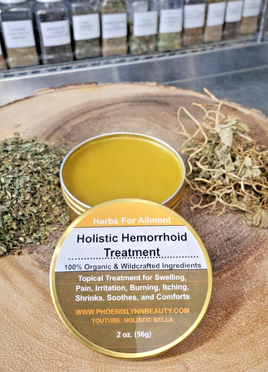 Hemorrhoid Cream Salve/Balm Ointment Treatment  for Pain and Swelling 56g.