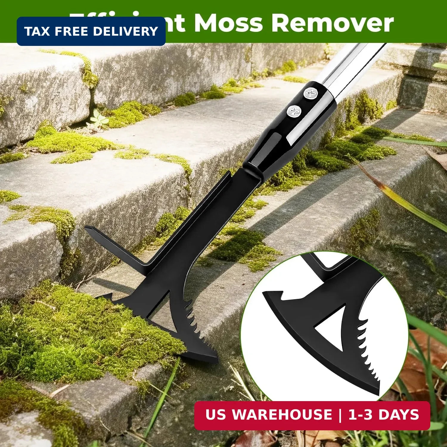 Manganese Steel Crack Weeder Tool,Multi-Functional Weed Puller Tool,Heavy Duty C